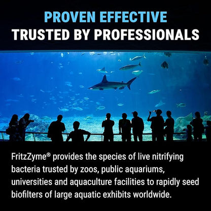 Fritz Aquatics FritzZyme 7 Live Nitrifying Bacteria Naturally Removes Amonia & Nitrite for Freshwater Fish (32-Ounce | 2-Pack)