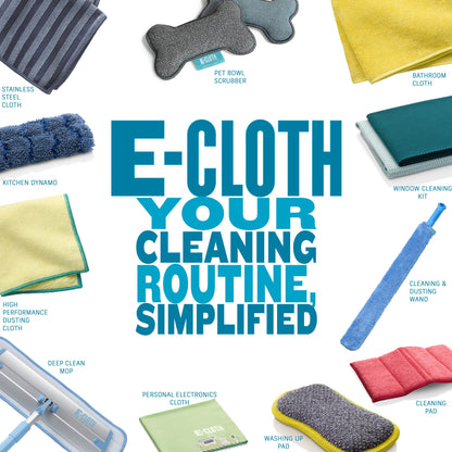 E-Cloth 3-Pack Glasses Cloth, Microfiber Cleaning Cloth, Ideal Eyeglasses, Sunglasses and Lens Cleaner, Washable and Reusable, 100 Wash Promise