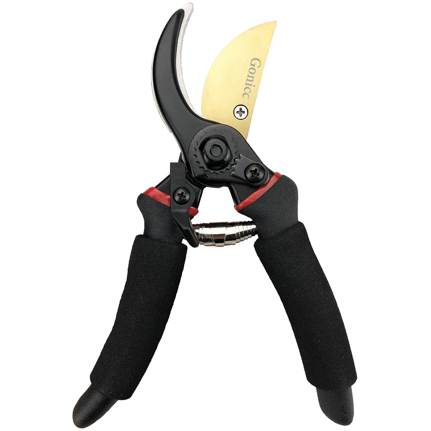 gonicc 8" Professional Premium Titanium Bypass Pruning Shears (GPPS-1003), Hand Pruners, Garden Clippers, Bonsai Cutters