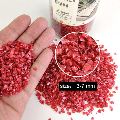 HappyFiller Broken Crushed Glass Sand Gems Stones(1.5 Cup) for Epoxy Resin Arts Crafts,Vases Fillers, Terrarium Succulent Plants Decor,Table Scatter,Home Centerpieces,Candle Holder,1.3 LB