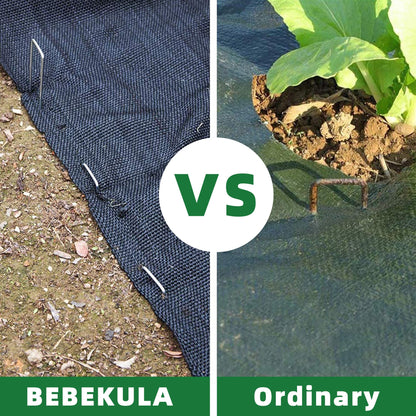 BEBEKULA 100 Pack 12 Inch Garden Stakes, Galvanized Landscape Staples for Weed Barrier Fabric, Heavy Duty Sod Pins Securing Pegs Netting Ground Sheets and Fleece, Ground Cover, Irrigation Tubing