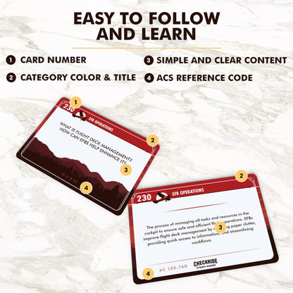 Instrument Pilot IFR Oral Exam Flashcards by Checkride Study Guide - 250+ Flashcards Covering All Topics Developed by CFIIs - Instrument Pilot Oral Exam Guide