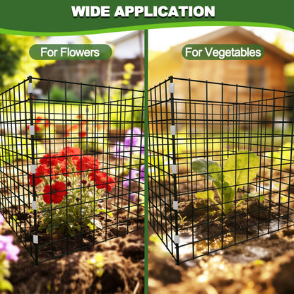 12x12 Inch Chicken Wire Mesh Plant Protectors from Animals Garden Netting Plant Covers Bird Netting for Garden Plant Cages for Outdoor Plants Garden Cloche