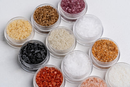 Salts of the 7 Seas Gourmet Sea Salt Sampler, 12 Unrefined All-Natural Sea Salts, Gift Set for Cooking, Grilling & Finishing