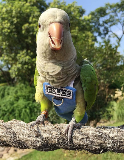 Bird Clothes Parrot Diapers Flight Suits, Reusable Waterproof Diapers for Pet Birds (3XL)