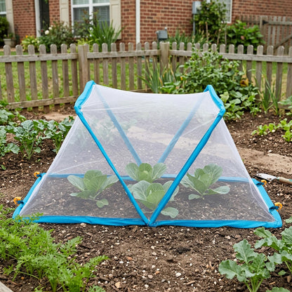 35" x 13" x 15" Foldable Garden Covers for Raised Beds, Garden Bed Insect Bird Netting Plant Cover, Garden Rows Pest Barrier Plant Protector Mesh for Protecting Vegetables Fruits Flowers