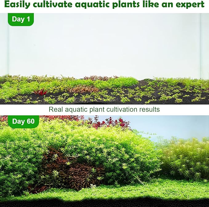 13.2Ib Aquarium Soil Water Grass Mud Fish Tank Aquascaping Aquarium Substrate Soil for Plants and Shrimps,No Need to Wash and No Muddy Water