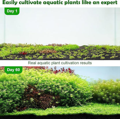 6.6Ib Aquarium Soil Water Grass Mud Fish Tank Aquascaping Aquarium Substrate Soil for Plants and Shrimps,No Need to Wash and No Muddy Water (6.6 Pounds, Aquarium Soil)
