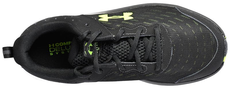 Under Armour Men's Charged Assert 10, (004) Black/Black/High Vis Yellow, 7.5, US