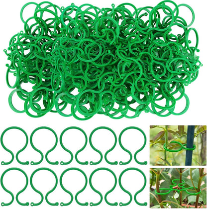 Hysagtek 100 Pcs Plant Clips for Climbing Plants Garden Clips Plant Support Clips for Tomato Gardening Clips Vegetable Clips for Support for Securing Plants