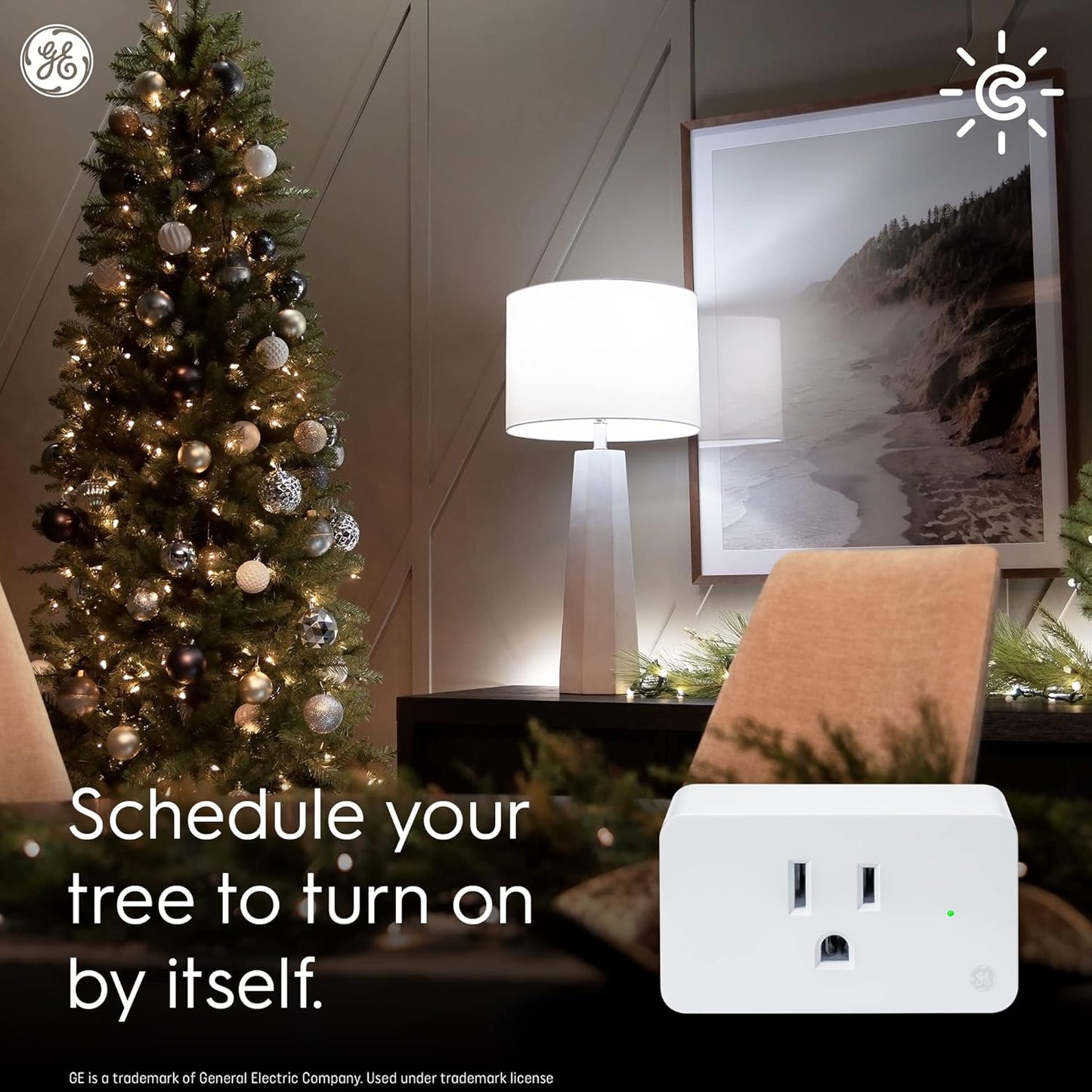 GE Lighting 252811 Voice Control Cync C-Life Smart Plug