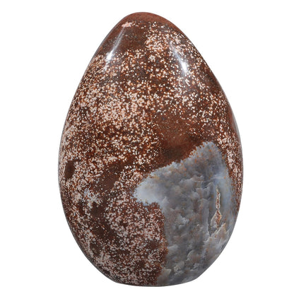 Sportmusies Natural Ocean Jasper Stone Self-Standing Centerpiece Desk Table Home Decoration, Irregular-Shaped Crystal Mineral Specimen Collection Meditation Reiki, 4.33-6.29 inches
