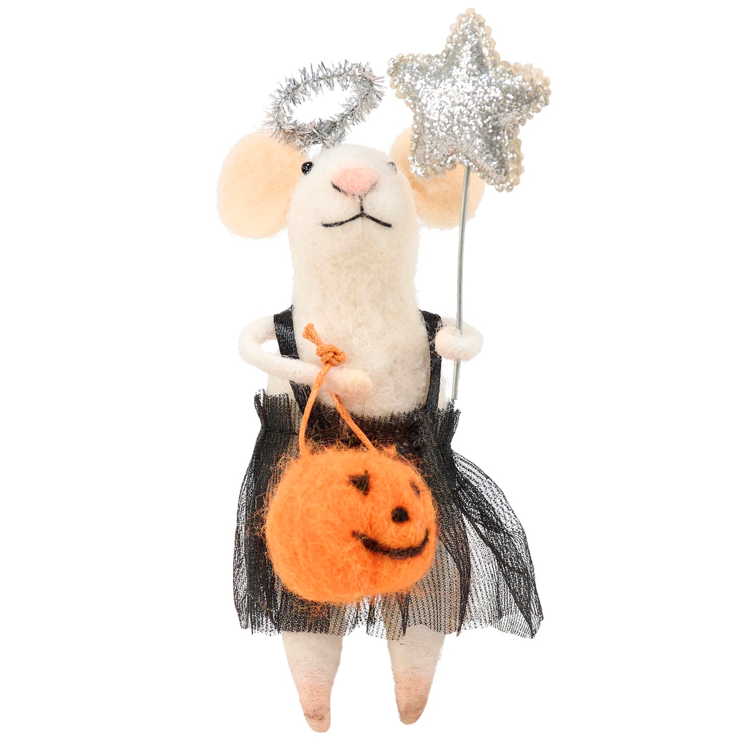 Primitives by Kathy Collectible Critter - Angel Mouse, Coordinate with Our Other Collectible Critters/Figurines for a Delightful/Seasonal Display