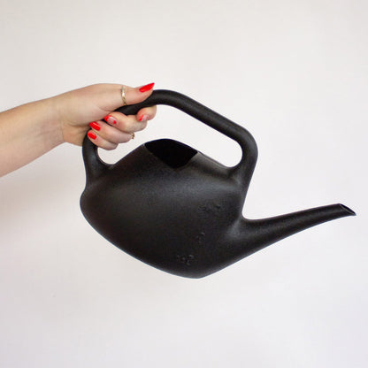 Bloem 1.5 L (0.4 Gallon) Resin Indoor/Outdoor Watering Can in Black, Small Watering Can for Small Space Use
