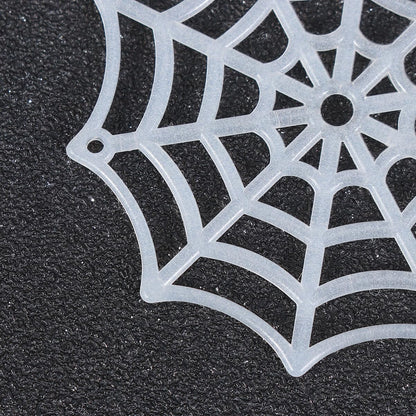 Abaodam Festive Supplies 50Pcs Spider Webs Plastic Cobweb Holiday Accessories for Halloween Decoration () Halloween Cobweb Decorations