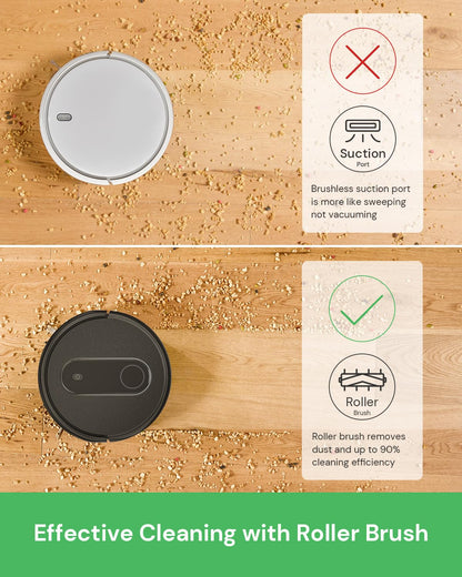 Vexilar Robot Vacuum,2 in 1 Mopping and Vacuuming, App/Voice/Remote Control,Self-Charging Robotic Vacuum Cleaner,Good for Hard Floor, Low-Pile Carpet, Pet Hair (Small)