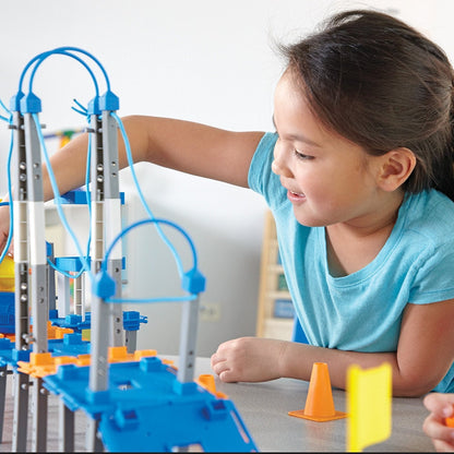 Learning Resources City Engineering & Design Building Set - Preschool Building Toys, STEM Toys for 5 Year Old, Kids Engineering Kit, STEM Gifts for Kids