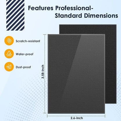 1000 Pcs Black Card Sleeves Toploaders for Trading Card, Matte Card Sleeves Deck Card Protectors Compatible with Baseball Cards, Sports Cards, Game Card