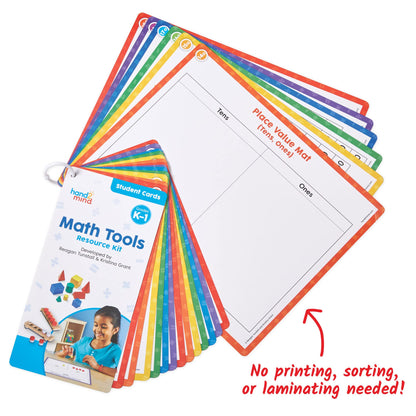 Reagan Tunstall & Kristina Grant hand2mind Small Group Math Sets - K-1, Math Manipulatives - Base Ten, RekenRods, Pattern Blocks, Attribute Blocks, Two Color Counters