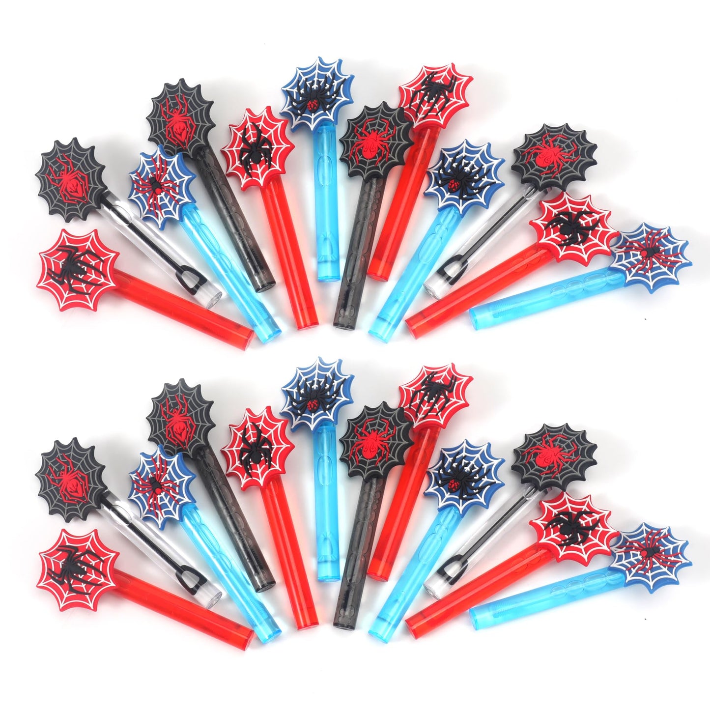 24PCS Bubble Wand for Party Favors Decorations Supplies Classroom Prizes Valentines Easter Halloween Christmas Bags Basket Stuffers Gifts