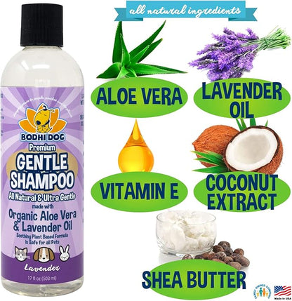 Puppy Shampoo, Tearless & Extra Gentle for Sensitive Skin, Made in USA 17oz