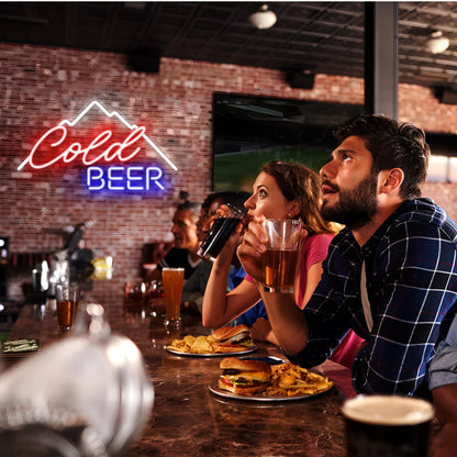 Kavaas Its 5 O'clock Somewhere Neon Sign, Neon Bar Signs for Home Bar Decor, Man Cave Pub Party - Best Gifts for Husband, Father, Birthday, Christmas