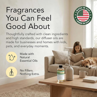 Aroma Country Cucumber Melon Diffuser Oil - Luxury Hotel Cucumber Melon Fragrance Oil for Diffuser Refill, Fresh Fruit Home Aroma Diffusers - Premium Aromatherapy Oils & Home Scent (4 Fl Oz)