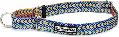 Lucky Love Dog Martingale Dog Collar - Adjustable, No-Slip, Durable, & Soft Webbing Collar for Male and Female Dogs Ideal for Training & Walking - Murphy, Small