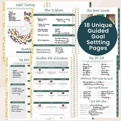 bloom daily planners 2026-2027 Planner - Academic Year (July 2026 - July 2027) Monthly & Weekly Soft Cover Planner for Women - 13 Month Agenda Book with Stickers - 5.5" x 8.25" - Butter Yellow Daisies