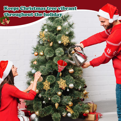 Christmas Tree Watering Funnel-39 Inch Adjustable 3-Section Long Funnel Spout Funnel Watering System Xmas Plant Watering Tool for Large Indoor Outdoor Plants