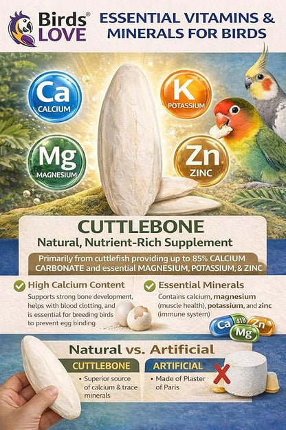 Farm to Feathers™ Bird Economy Millet & Cuttlebone Bundle – USA Grown Millet Sprays for Parakeets, Budgies, Cockatiels, Finches & Canaries – 9oz (Pack of 1) + 4” Cuttlebone (4 Pack)