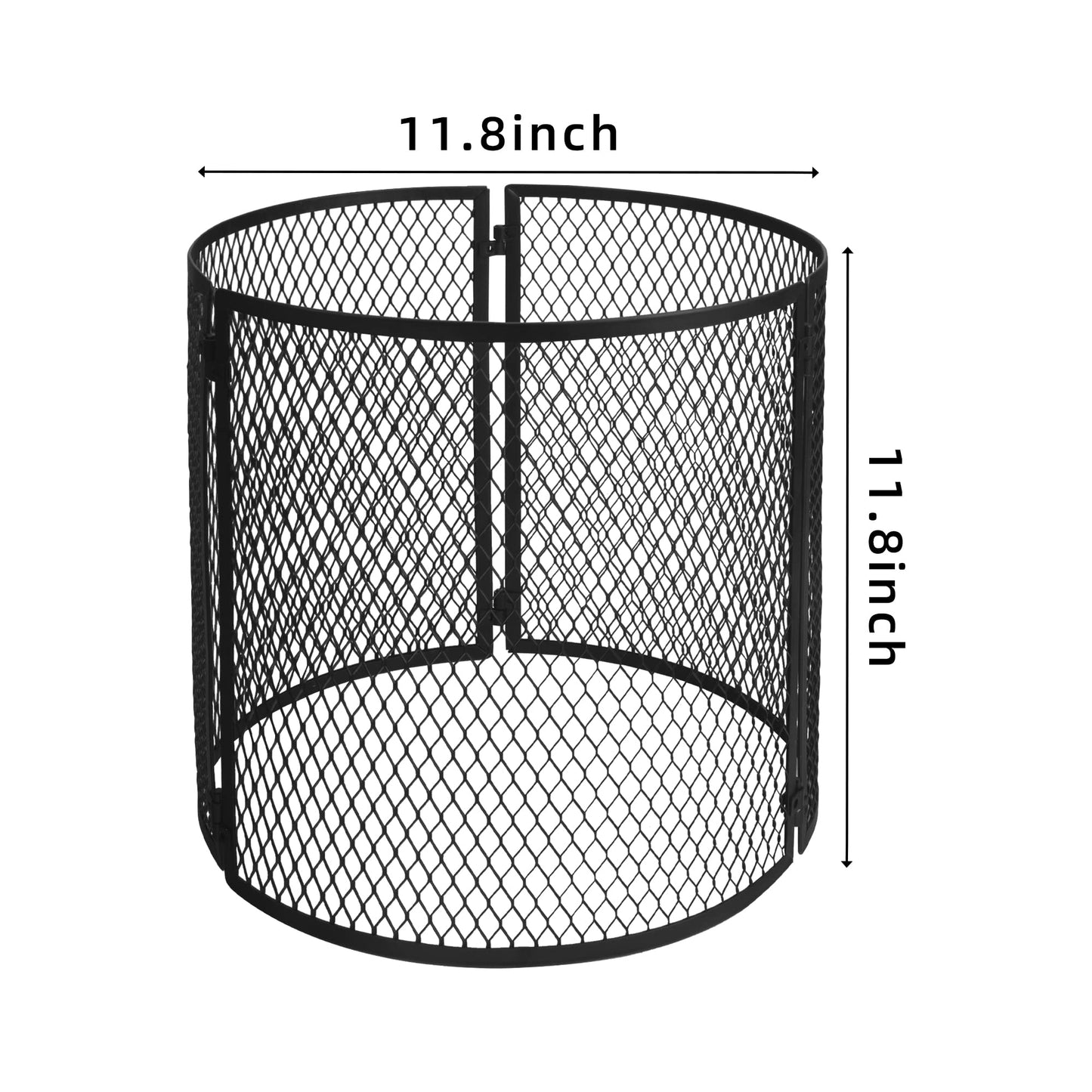 4 Pack Metal Plant Cage Protectors from Animals-11.8 x 11.8 Inch Garden Plant Protector - Sturdy Bunny Barricades Chicken Wire Cloche Plant Protectors for Keeping Bunny Animals Out