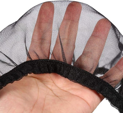 EBTOOLS Bird Cage Cover, Large Size Seed Catcher Guard Net Cover Stretchy Form Fitting Mesh Skirt Cover for Parrot Enclosures(Black)