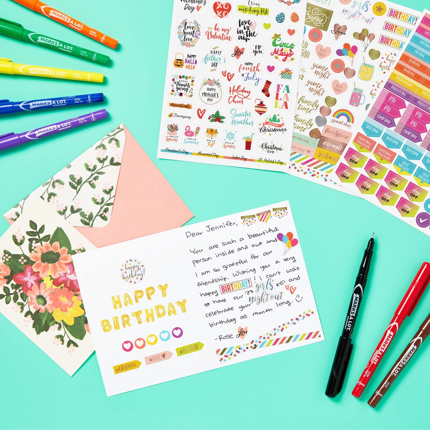 Avery Planner Stickers Variety Pack, 30 Sheets, 1,656 Productivity Stickers for Your Planner, Journal or Calendar (6785)