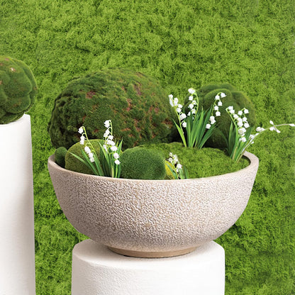 FAICOIA Fake Moss for Crafts 39" x 39" Faux Moss Mat for Plants Indoor Green Artificial Moss Rug for Decorating Planters Crafts DIY Table Centerpieces Fairy Garden Floral Wedding 100 x 100cm