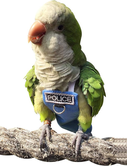 Bird Clothes Parrot Diapers, Reusable Waterproof Diapers, Flight Suits (XL)