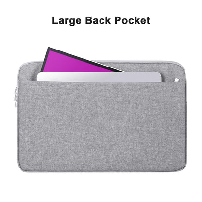 Portable Monitor Case 15.6 Inch, Protective Carrying Sleeve for Most 16.1/15.6 in Monitors, Water Resistant Portable Laptop Display Bag with Accessory Pocket, Size-15.3"x9.8" Black
