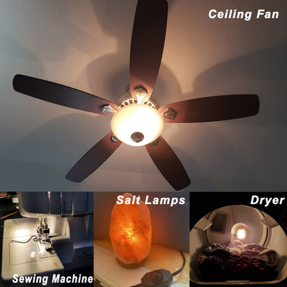 Ziomitus Dimmable E12 C7 Candelabra Led Light Bulbs 4W, Kx-2000 25W-40 Watt Halogen Equivalent, 3000k Warm White T6 Small Base 120V E12 Led Bulbs for Ceiling Fan Light Salt Lamp,450 lm(5Pack)
