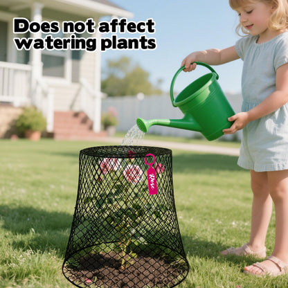 Hlimior 15 Sets of Chicken Wire Cloche Plant Covers Garden Netting, Heavy Duty Chicken Wire Plant Covers Protectors from Animals for Keeping Bunnies Chicken Squirrels Birds Other Out 9.13×9.13 in