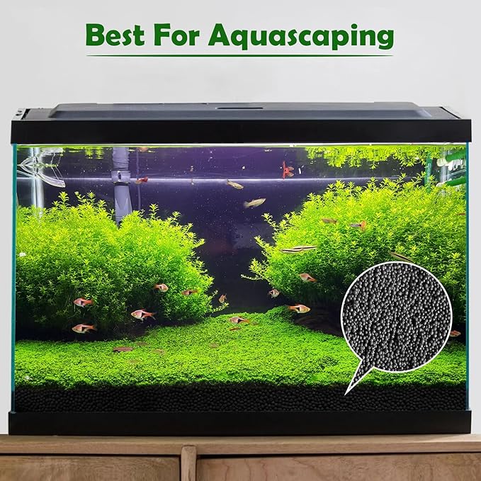 19.8Ib Shrimp Soil Water Grass Mud for Aquarium Fish Tank Aquascaping - Aquarium Substrate Soil for Shrimp Breeding and Plant Growth, No Washing Needed