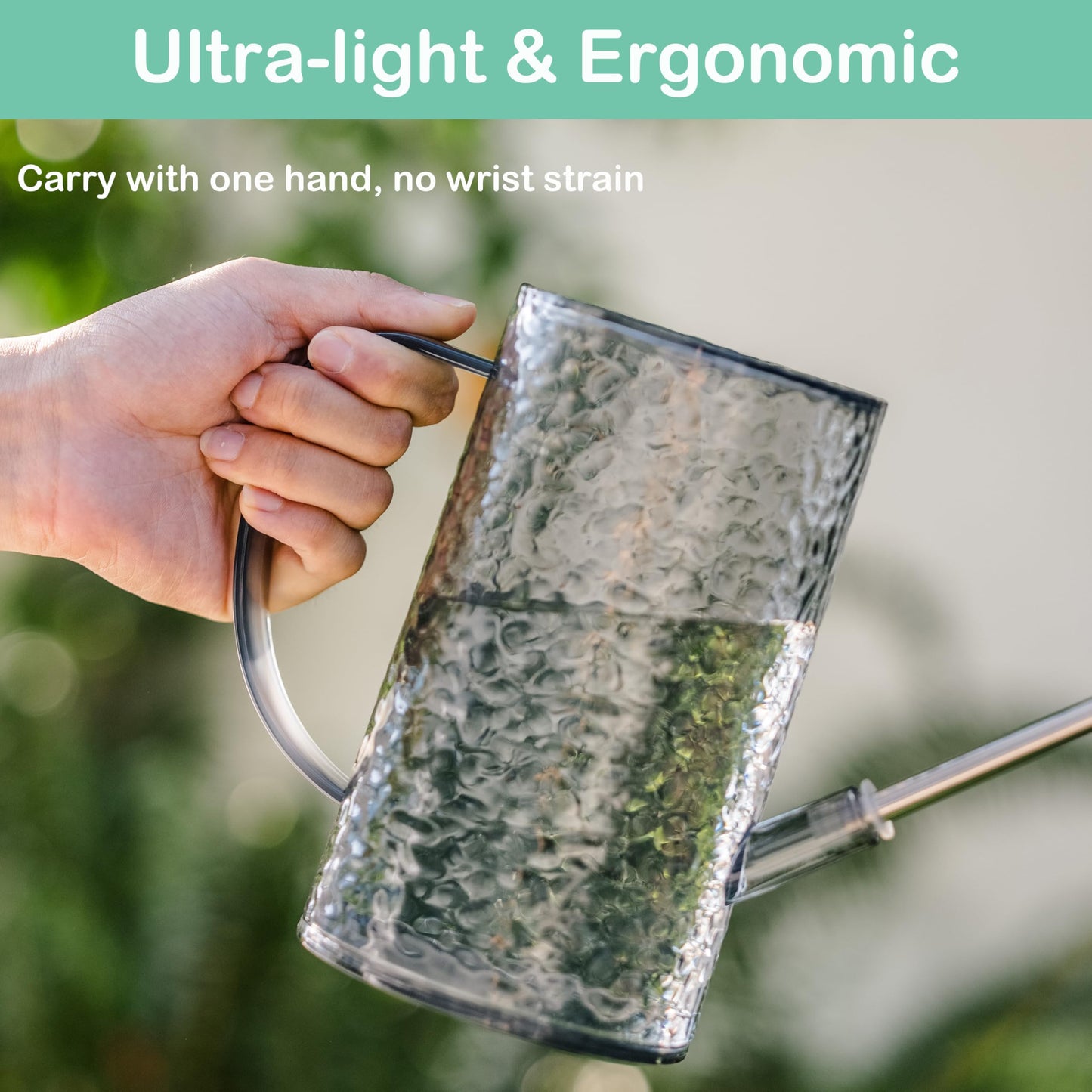 Long Spout Watering Can Indoor Plants, Small Watering Cans for House Plants, Flowers, Succulents 34oz