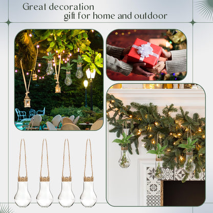 Baderke 18 Sets 3.94" Plastic Window Propagation Stations Hanging Propagation Vases Plant Test Tubes with Suction Cup & Traceless Nail & Brush Clear Wall Jars for Office Home Garden Decor Lover Gift