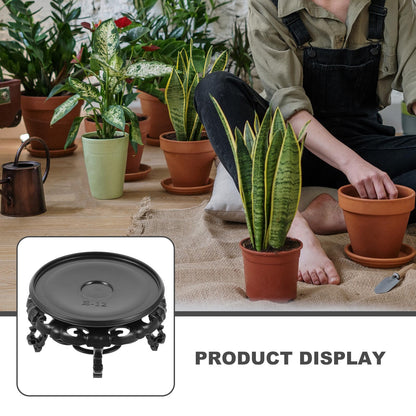 LIFKOME Plant Stand Round Pot Holder Flower Pot Stand Small Fish Tank Base Holder Heavy Duty Potted Stand for Home Balcony Garden