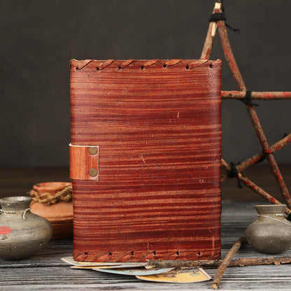 Hocus Pocus Book of Spells Hocus Pocus Spell book Prop Hocus Pocus Gifts Halloween Decorations Decor Leather Journal Writing Book Of shadow Best Hocus Pocus Gifts For Men And Women (8x6 Inch, Brown)