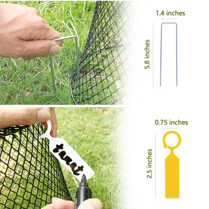 Anothera 10Pcs Chicken Wire Cloche Plant Covers, 9.2×9.2 Inches Plant Protectors from Animals, Metal Garden Plant Cages for Outdoor Plants, Keep Rabbits, Squirrels, Birds Out