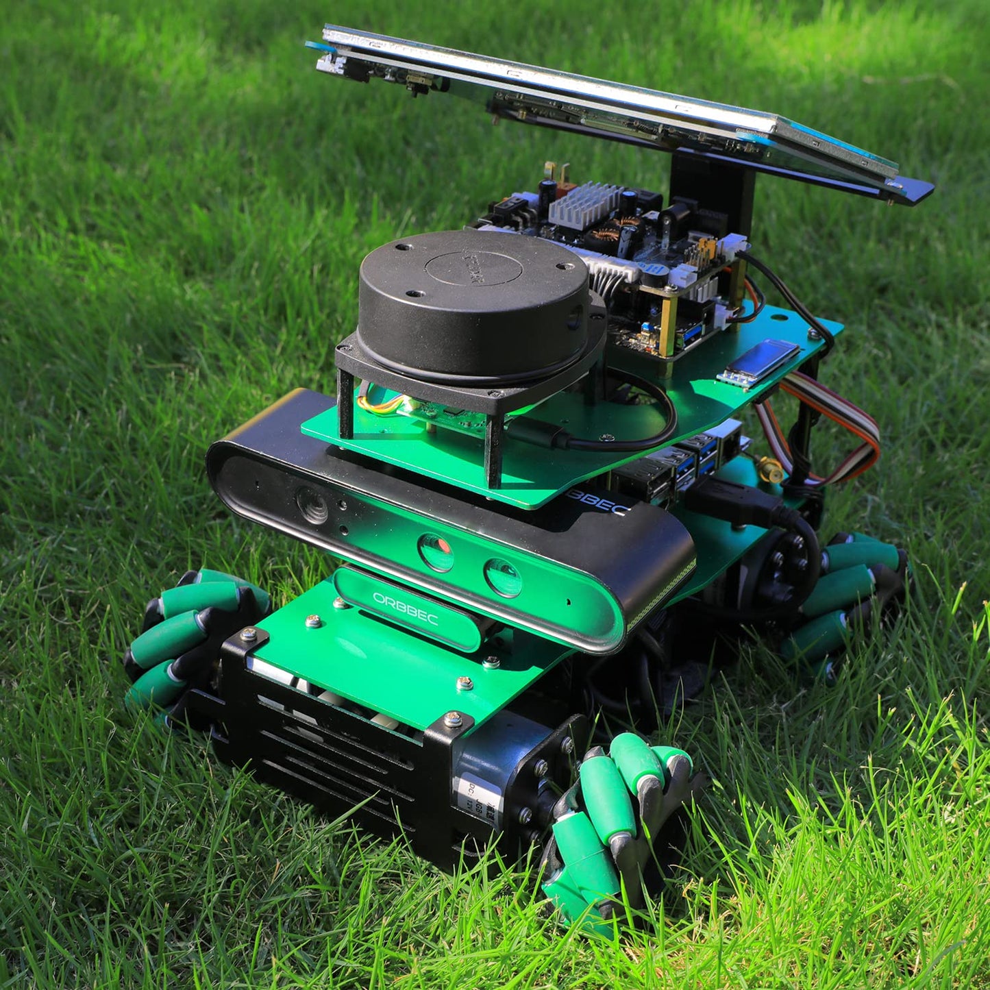 Yahboom ROS2 Robot Lidar Mapping Navigation Mecanum Wheel Python Programming Learn Explore Robotic Kit Docker Adult AI Robot APP Remote Control