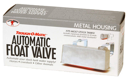 Little Giant® Trough-O-Matic® | Stock Water Tank Float Valve | Watering Tank with Aluminum Housing and Expansion Brackets | Made in USA