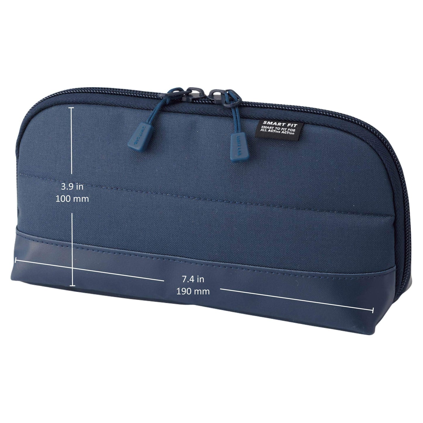 LIHIT LAB Pen Case (Pencil Case), Water & Stain Repellent, 8" x 4'', Yellow Green (A7688-6)