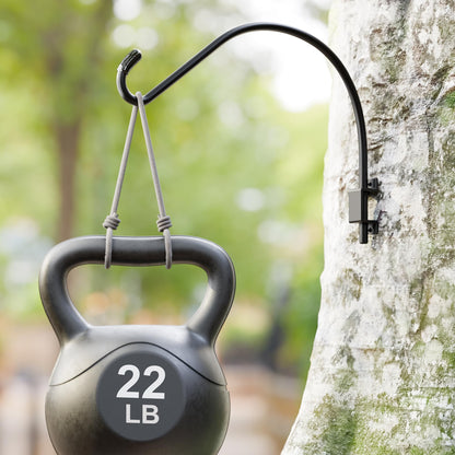 16 Inch Swivel Plant Hanger: Plant Hangers Outdoor, Heavy Duty Hook for Bird Feeder, Plant, Flower Basket, Lantern, Wind Chime & More - Versatile Hanging Brackets Outdoor/Indoor Use Up to 22LB