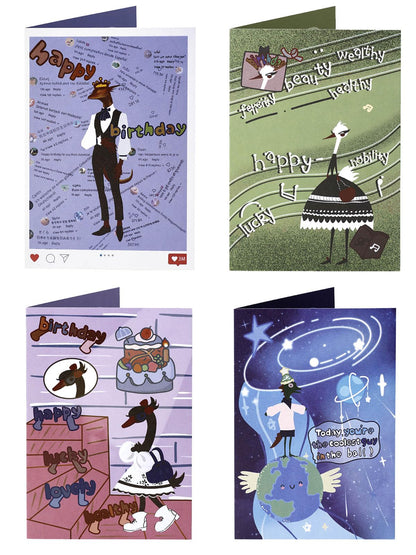 All Occasion Boxed Set of Assorted Greeting Cards with Card Organizer (Pack of 24)—Birthday, Anniversary cards, Thanksgiving cards, Christmas cards, Halloween cards, New Year cards,, 24 Pack with Envelopes and Seals,